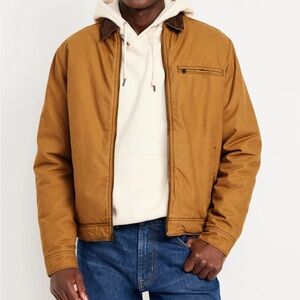 Viral Old Navy flannel lined barn jacket / coat